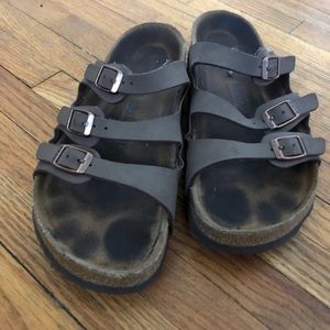 Three strap Birkenstock’s